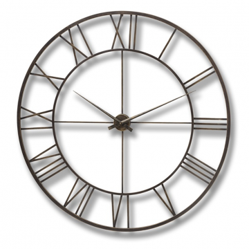 Large Round Open Wall Clock 