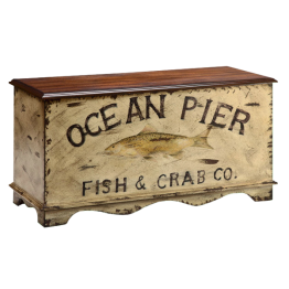 Ocean Pier Storage Box Chest