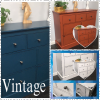 Blue Vintage Chest Blue Vintage Chest