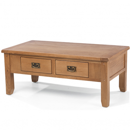 Haden Small Coffee Table with Drawers